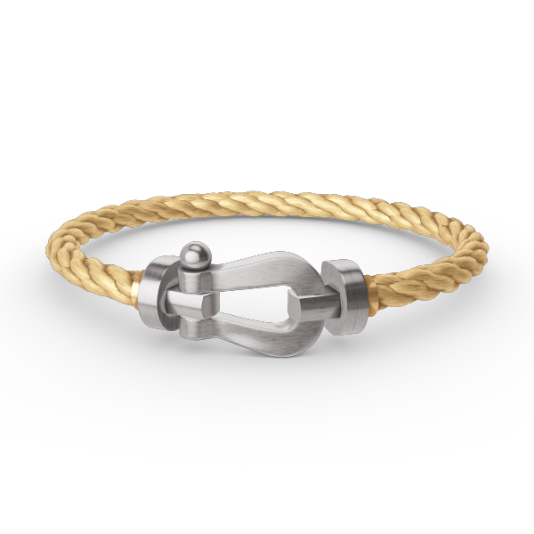 [AURORA]フォース ラージホースシュー ダイヤモンドなしブレスレット シルバー