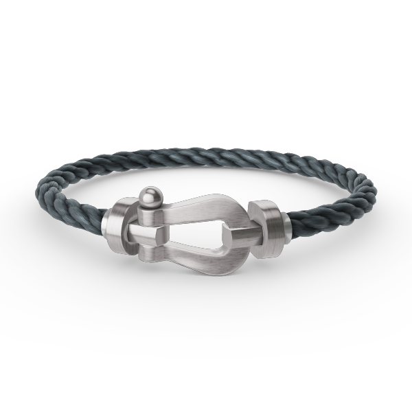 [AURORA]フォース ラージホースシュー ダイヤモンドなしブレスレット シルバー