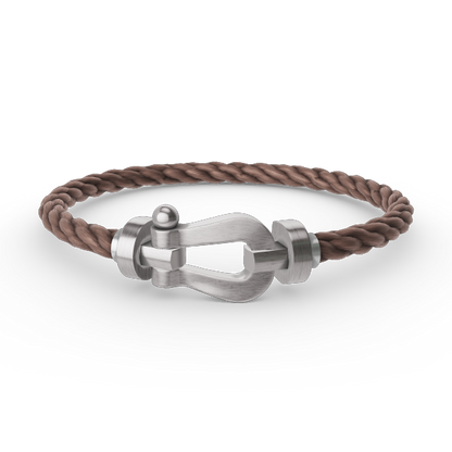 [AURORA]フォース ラージホースシュー ダイヤモンドなしブレスレット シルバー