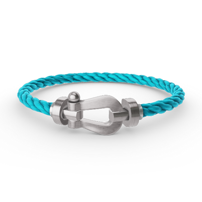 [AURORA]フォース ラージホースシュー ダイヤモンドなしブレスレット シルバー