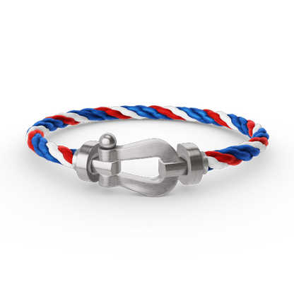 [AURORA]フォース ラージホースシュー ダイヤモンドなしブレスレット シルバー