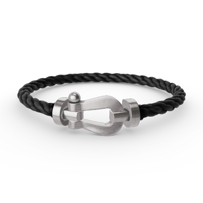 [AURORA]フォース ラージホースシュー ダイヤモンドなしブレスレット シルバー
