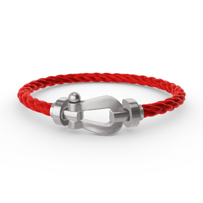 [AURORA]フォース ラージホースシュー ダイヤモンドなしブレスレット シルバー
