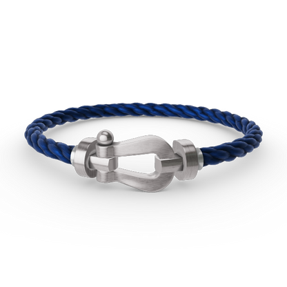[AURORA]フォース ラージホースシュー ダイヤモンドなしブレスレット シルバー