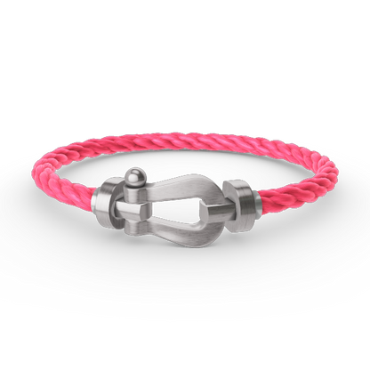 [AURORA]フォース ラージホースシュー ダイヤモンドなしブレスレット シルバー