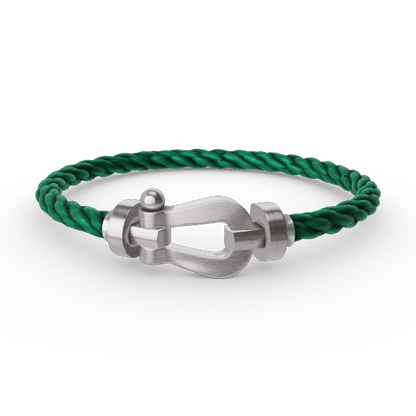 [AURORA]フォース ラージホースシュー ダイヤモンドなしブレスレット シルバー