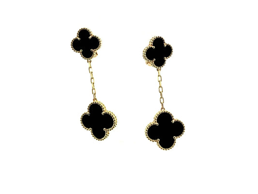 [basloveJW]CLOVER 2 MOTIFS OHRRINGE (MEHRFACHAUSWAHL)