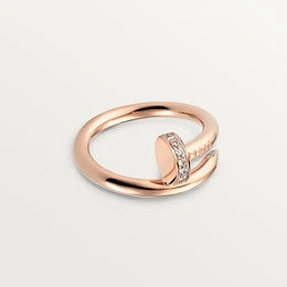 [AURORA]JUSTE RING 2.65MM PINK GOLD DIAMOND